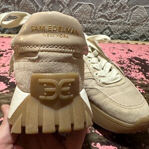 SAM EDELMAN Women’s Langley Retro Tan sneaker sz 6.5